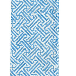 Fretwork Blue Dinner Napkins Set/4