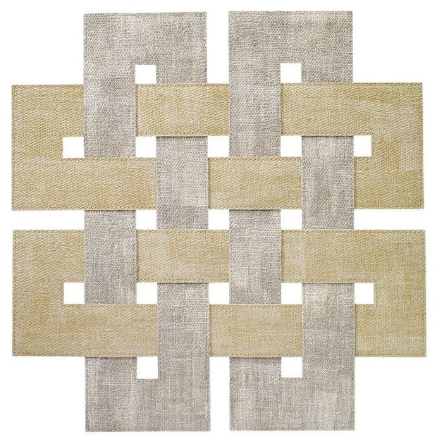 Celtic Placemat Gold/Birch Set/4