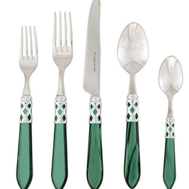 Aladdin Green Brilliant Five Piece Place Setting