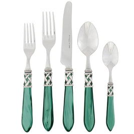 Aladdin Green Antique Five Piece Place Setting