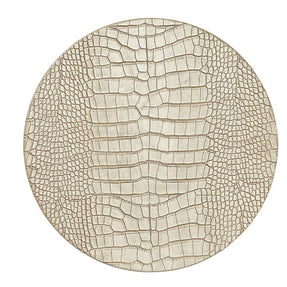 Croco Placemat in Gold Set/4