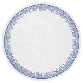 Flare Blue Round Placemat Set/4