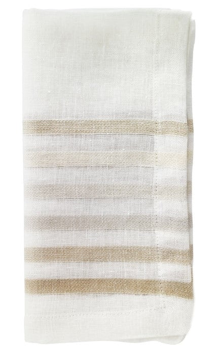 Logan Beige Napkin Set/4