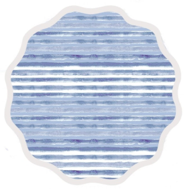 Coastal Matte Satin Placemat in Blue Set/4