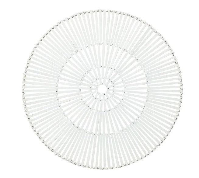 Spoke Placemat in White Set/4