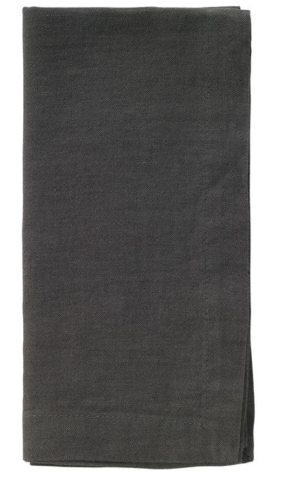 Amalfi Charcoal Napkin Set/4