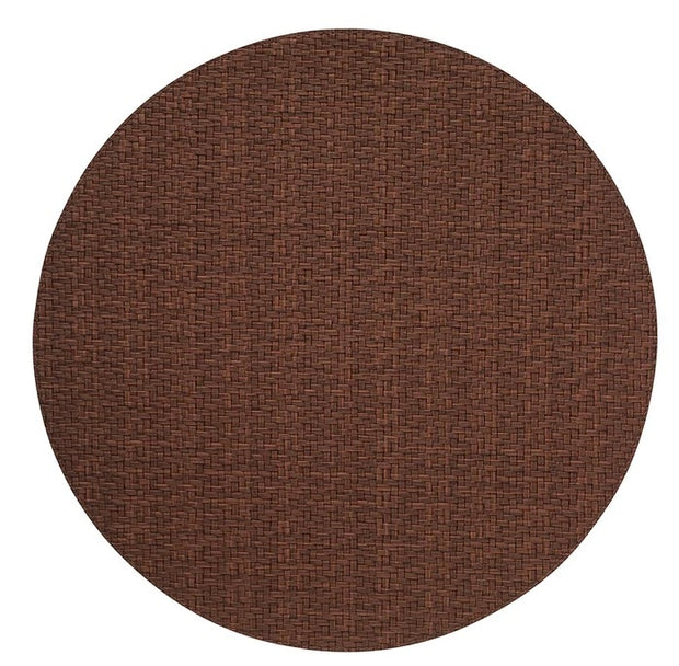 Wicker Chocolate Placemat Set/4