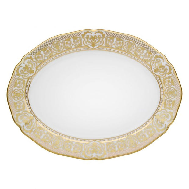 Carlsbad Queen White 14" Oval Platter