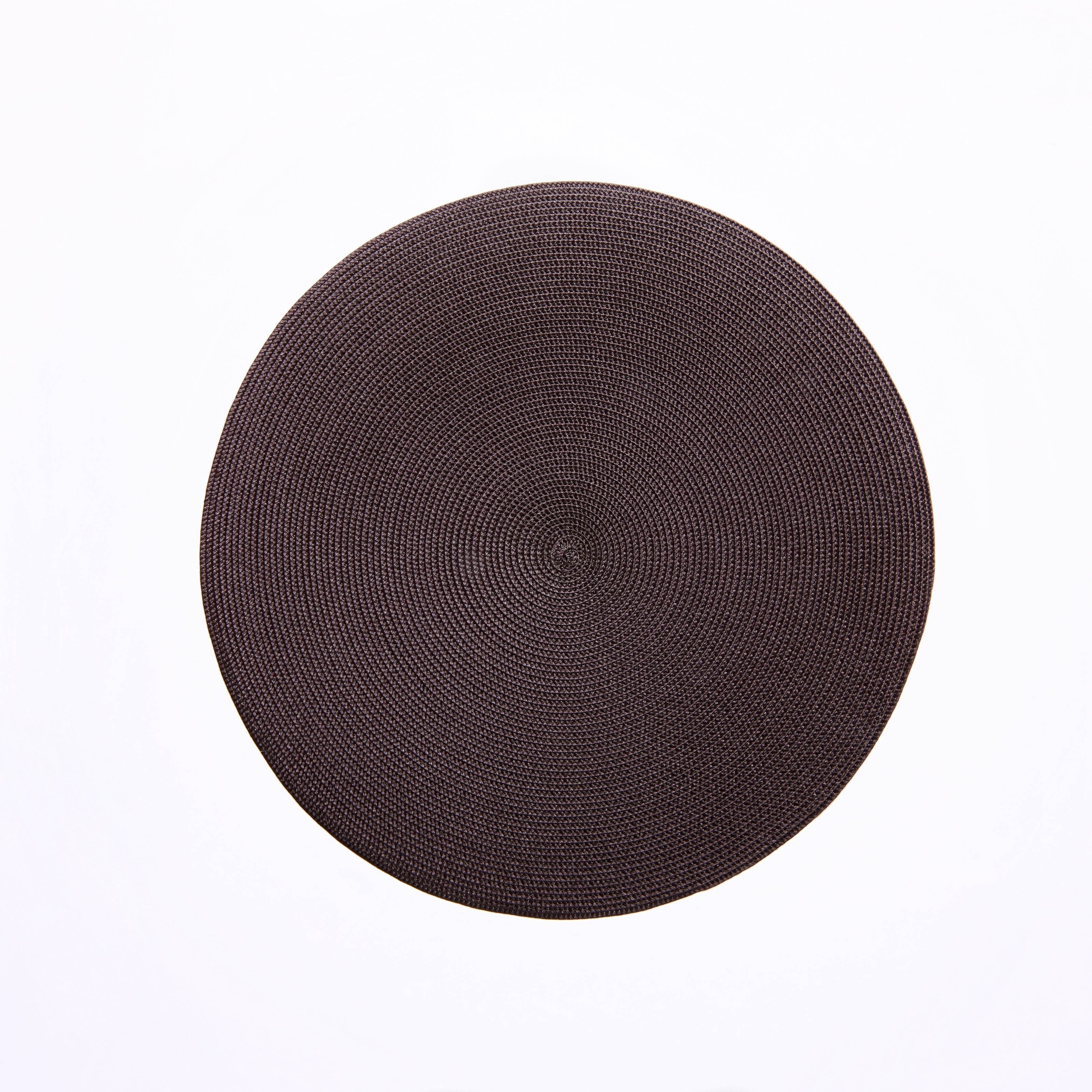 Round Placemat in Chocolate Set/4