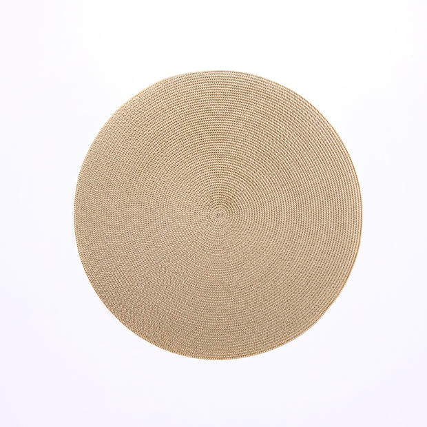 Round Placemat in Cream Dust Set/4