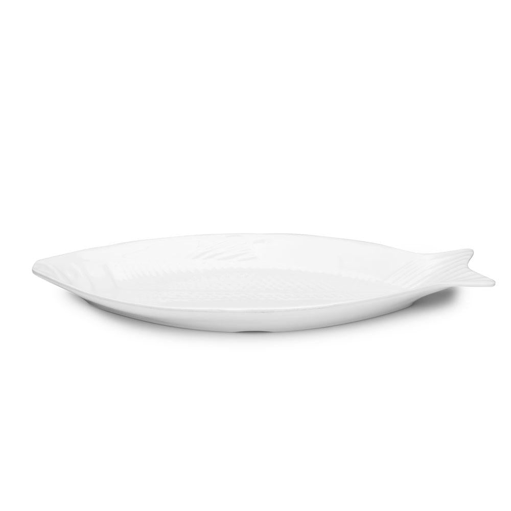 Fish White Melamine Serving Platter