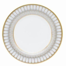 Arcades Grey and Gold Dessert Plate
