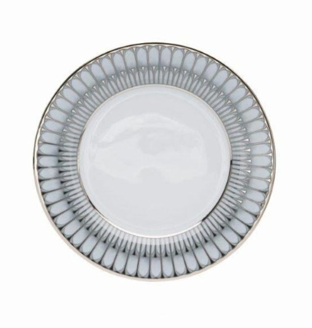 Arcades Grey and Platinum Bread and Butter Plate