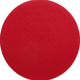 Round Placemat in Holiday Red Set/4