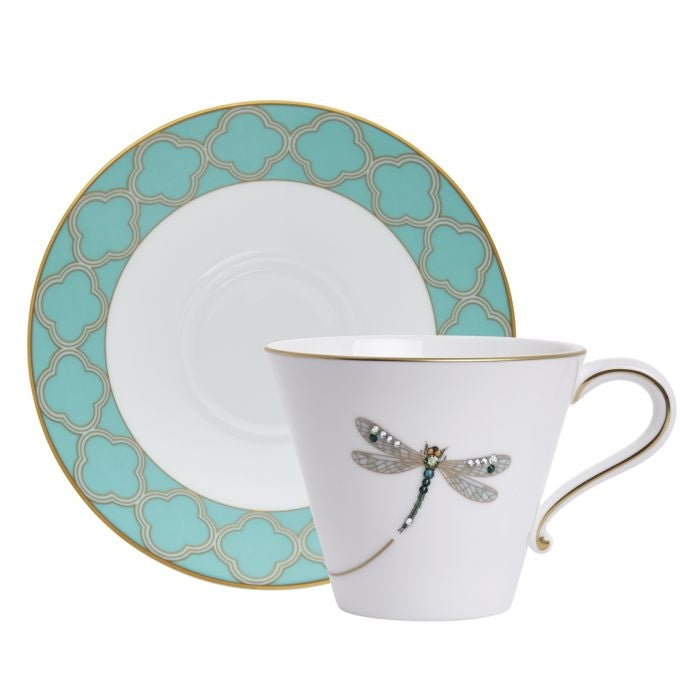 My Dragonfly Teacup and Saucer