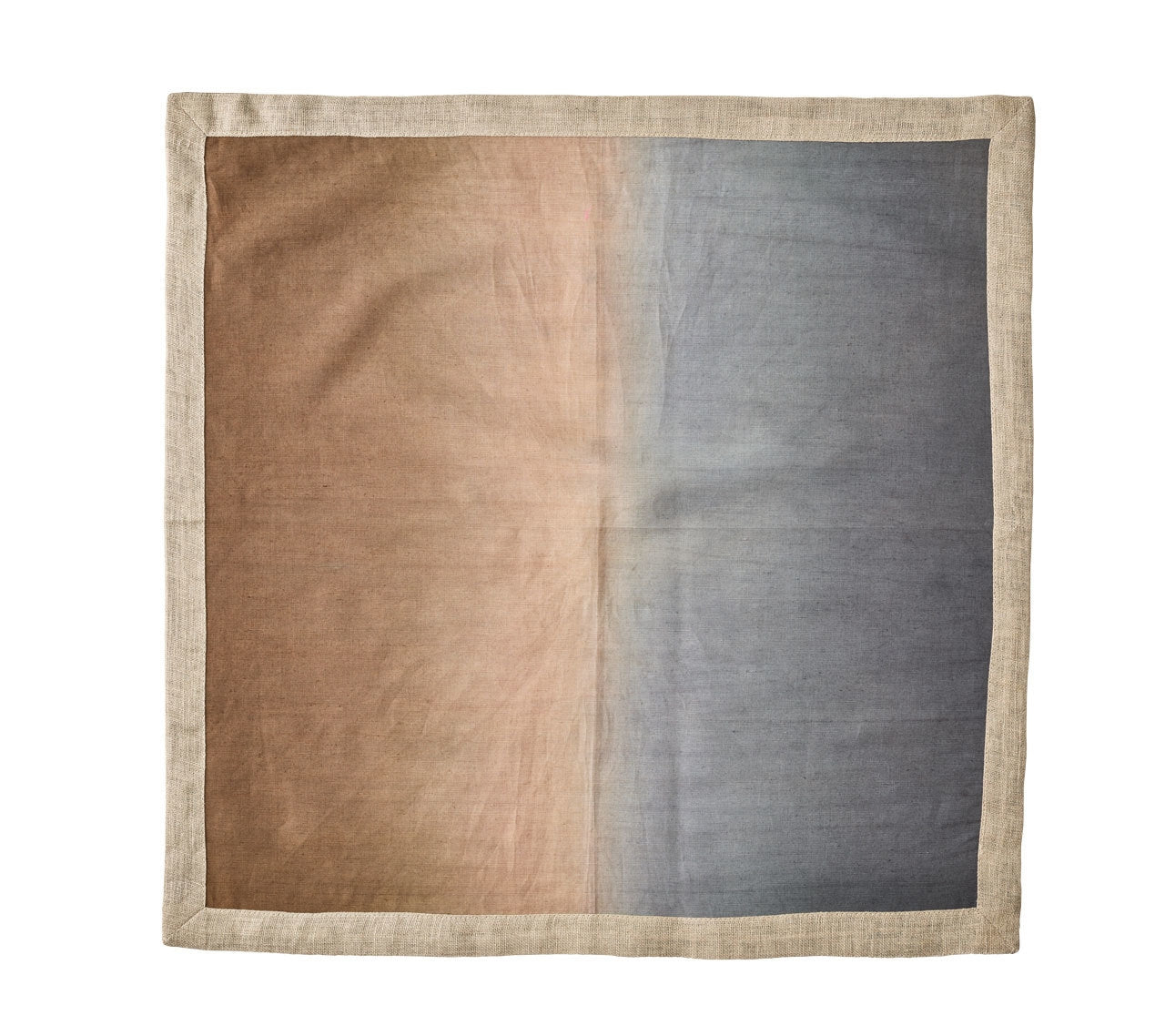 Dip Dye Napkin in Beige, Taupe,and Gray Set/4