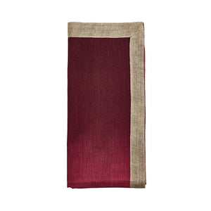 Dip Dye Napkin in Berry and Plum Set/4