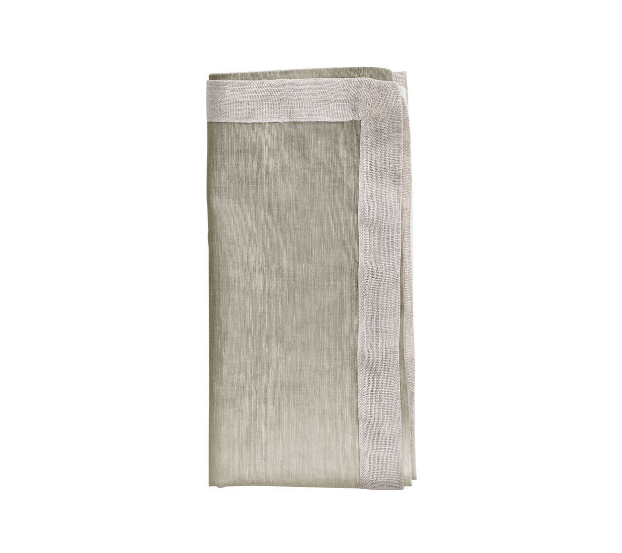 Dip Dye Napkin in Grey and Silver Set/4