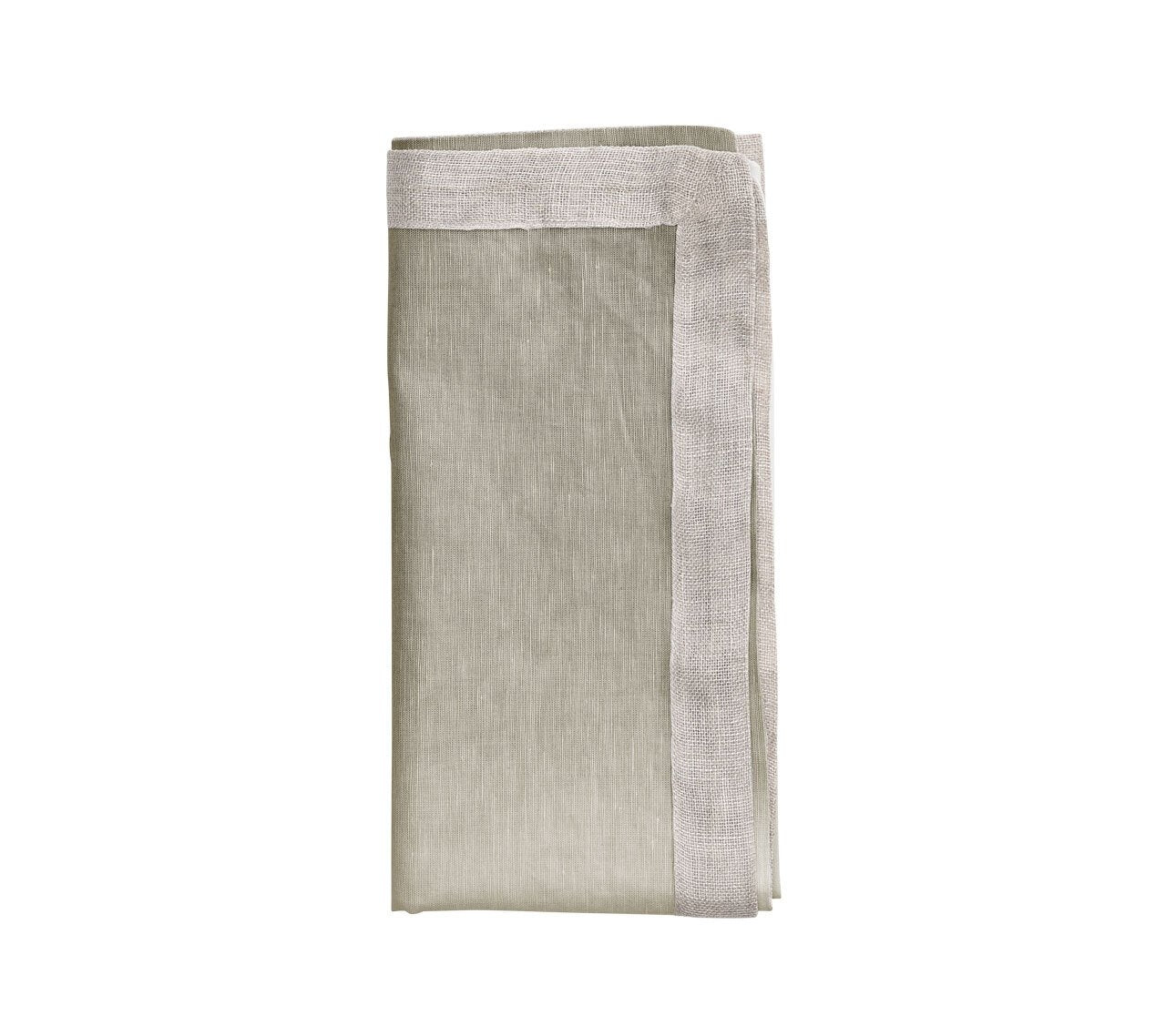 Dip Dye Napkin in Grey and Silver Set/4