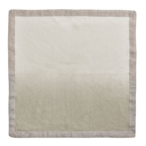 Dip Dye Napkin in Grey and Silver Set/4