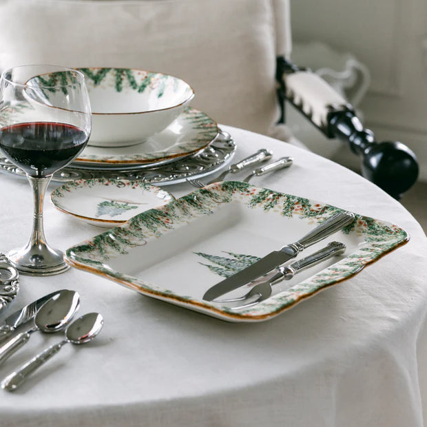 Natale Scalloped Medium Rectangular Tray