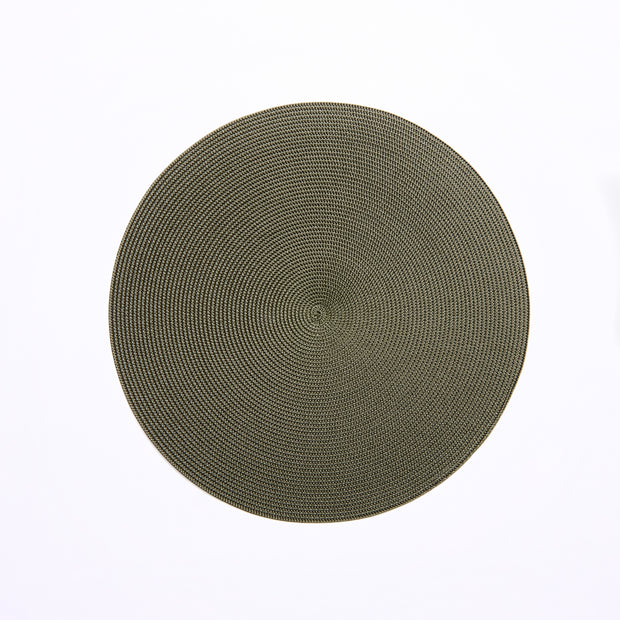 Round Placemat in Olive Set/4