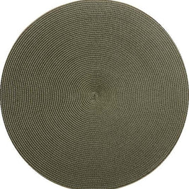 Round Placemat in Olive Set/4