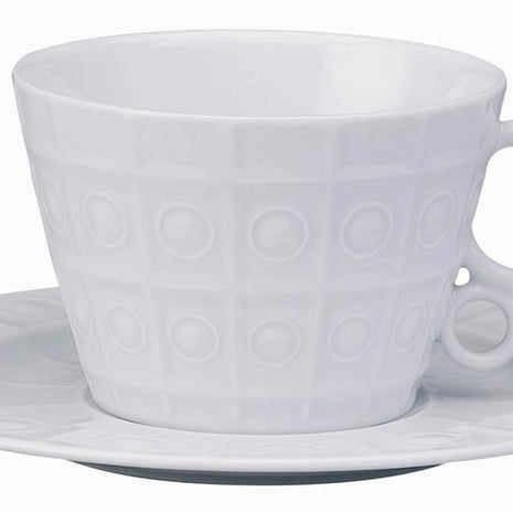 Osmose White Tea Cup and Saucer