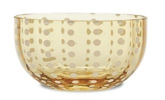 Perle Amber Small Bowl Set/4
