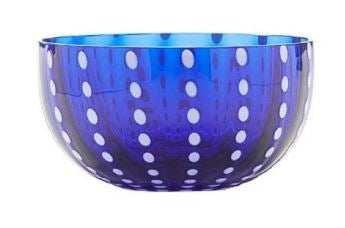 Perle Cobalt Blue Small Bowl Set/4