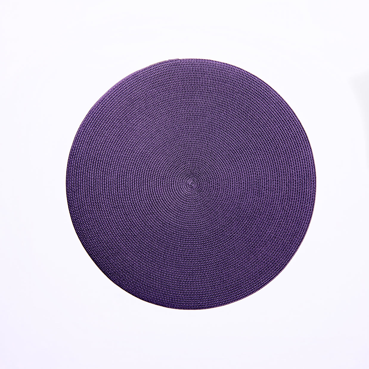 Round Placemat in Prune Set/4