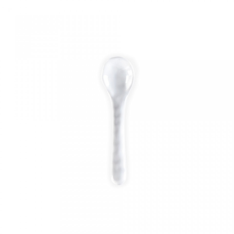 Ruffle White Tasting Spoon