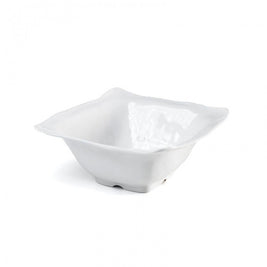 Ruffle White Square Dip Bowl Set/4