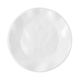 Ruffle White Round Dinner Plate set/4