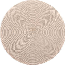 Round Placemat in Sand Set/4