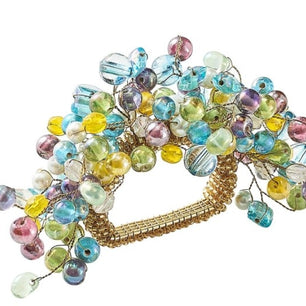 Spritz Napkin Ring in Sorbet Set/4