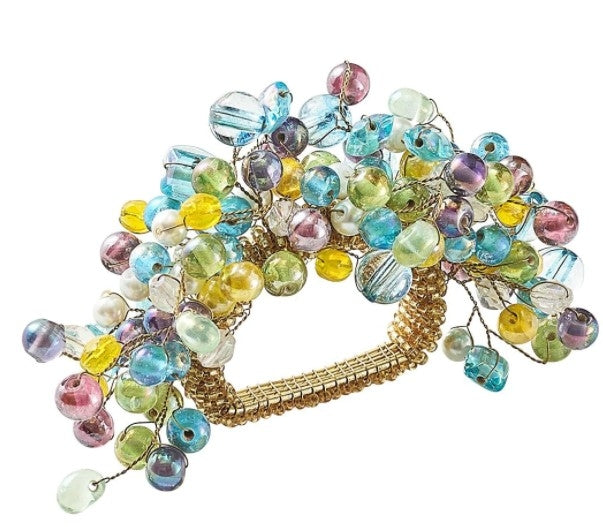 Spritz Napkin Ring in Sorbet Set/4