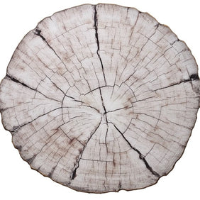 Birch Placemat in Ivory and Natural Set/4