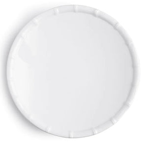 Zen Bamboo White Dinner Plate
