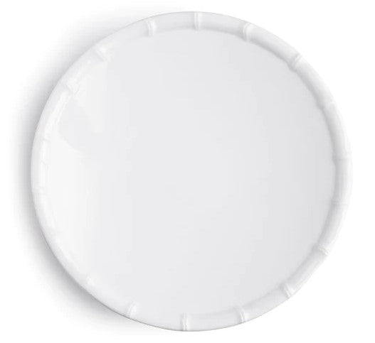 Zen Bamboo White Dinner Plate