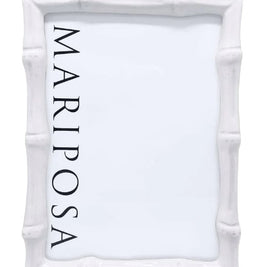 Bamboo White 5x7 Picture Frame
