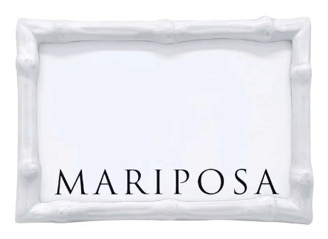 Bamboo White 4x6 Picture Frame