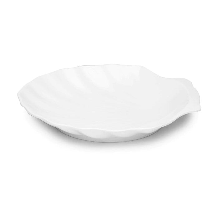 Shell White Melamine Serving Platter