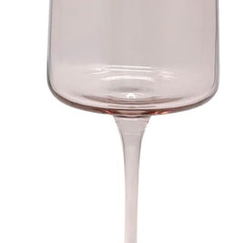 Fine Line Quartz with White Rim Wine Glass Set/4