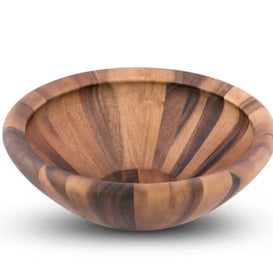 Salinas Style Wooden Acacia Salad Bowl Large