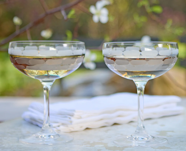 Truro Platinum Classic Coupe Glass Set/2