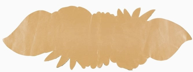 Beaded Tropical Leaves Runner