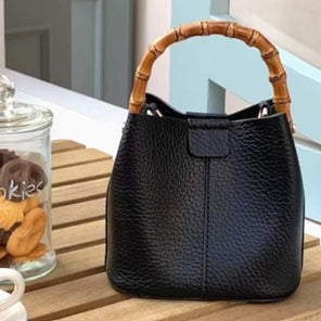 Bamboo Top Handle Crossbody Bag (multiple colors)