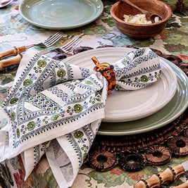 Seville Chambray Napkin Set/4