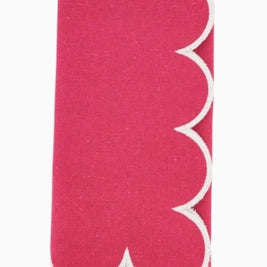 Scallop Hem Napkin Fushia Set/4